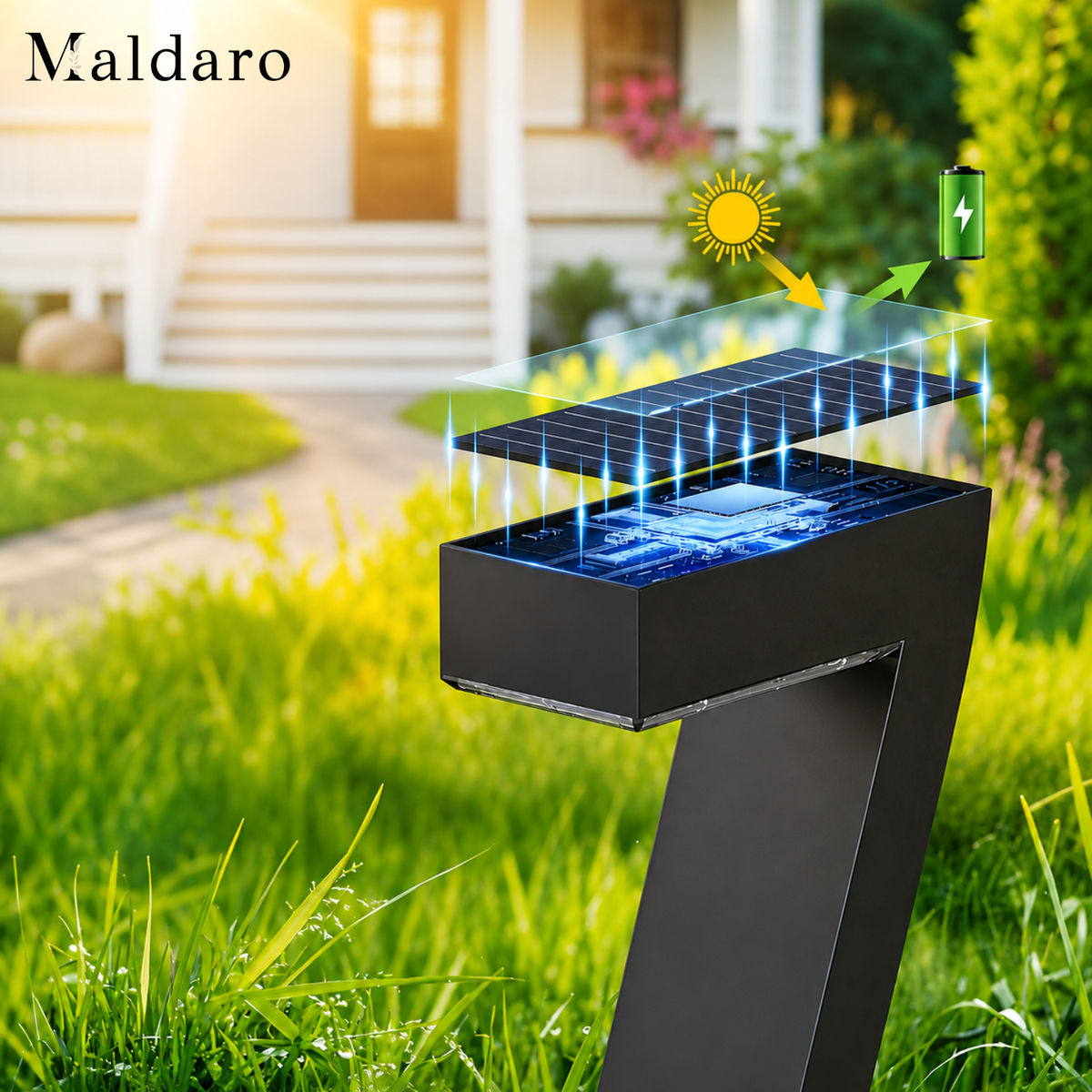 Solar Garden Lights | Automatic Dusk Sensor, Up to 12 Hours Battery Runtime | IP65 Waterproof All-Weather Design