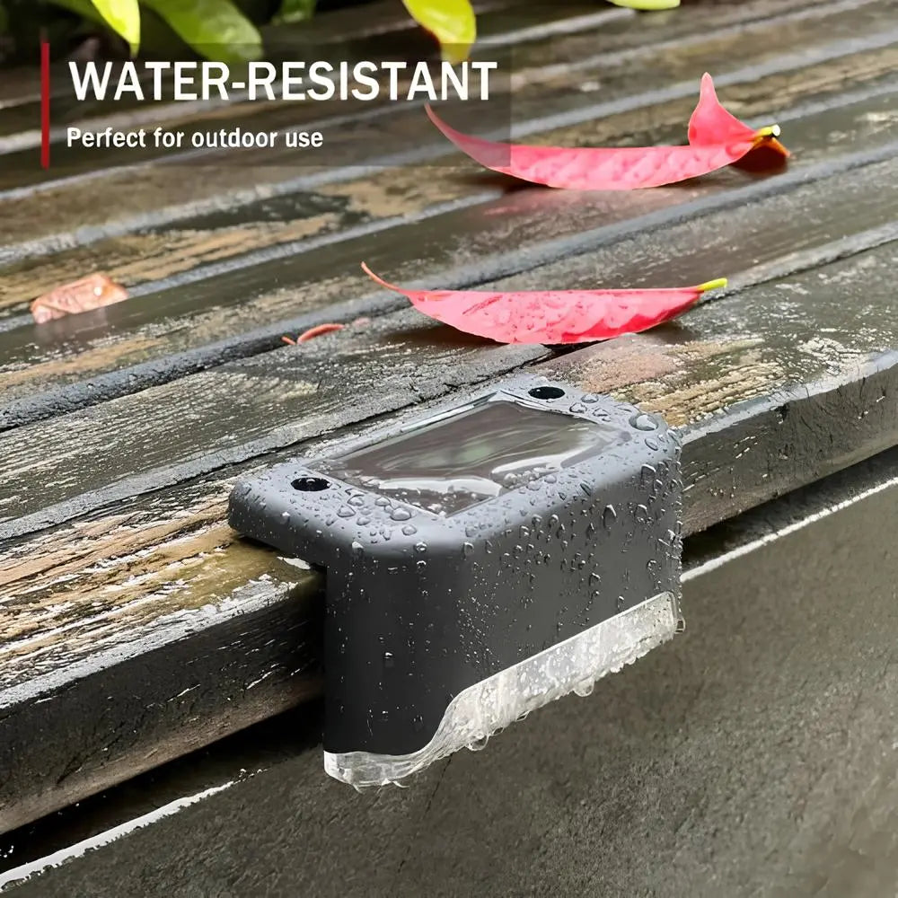 Solar Path Lights LED | 8 or 16 Pack, Brown or Black | IP44 Weatherproof, Automatic Dusk-to-Dawn Sensor, Up to 10 Hour Runtime