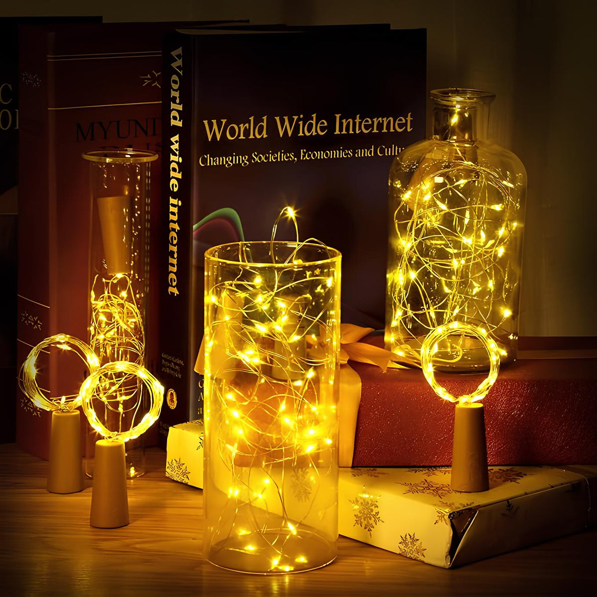 Solar String Fairy Lights | 50-300 LEDs, 8 Colour Options, Up to 30m Length | IP65 Waterproof, Solar Powered, No Wiring