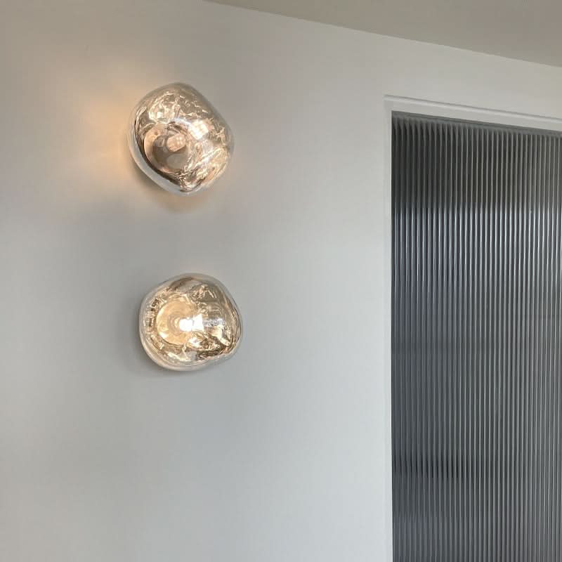 Space | Glass Wall Sconce Lighting - Modern Design with Warm Ambiance