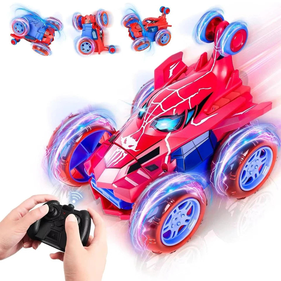 Spider Stunt Car | 360° Drift RC Car with LED Lights