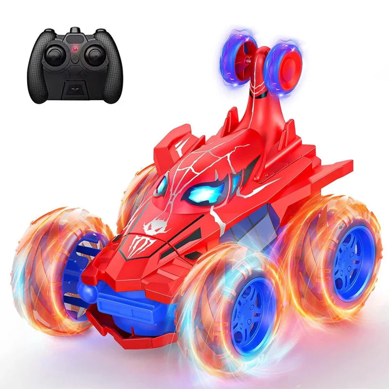 Spider Stunt Car | 360° Drift RC Car with LED Lights