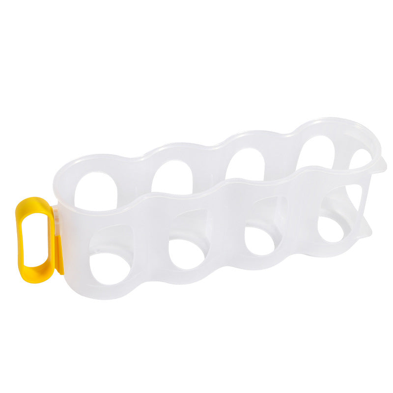 Stackable Can Storage Box Clear Plastic | Holds 4 Cans Per Tray, BPA-Free | Space-Saving Fridge & Pantry Organiser