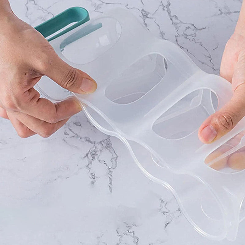 Stackable Can Storage Box Clear Plastic | Holds 4 Cans Per Tray, BPA-Free | Space-Saving Fridge & Pantry Organiser
