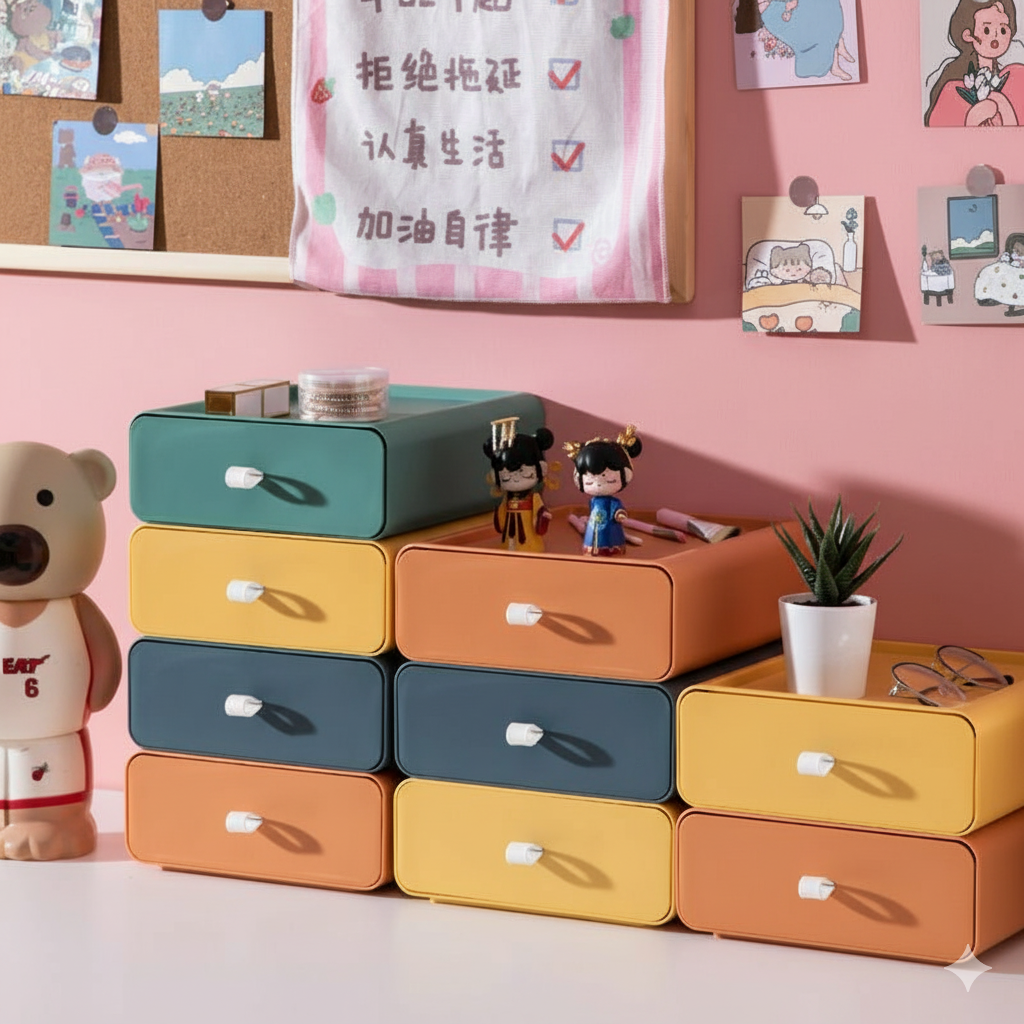 Stackable Storage Boxes Drawer Organiser 1