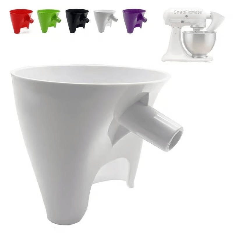 Stand Mixer Pouring Funnel Set | Fits KitchenAid KSM150 1.9L Tilt-Head Mixer | Spill-Free, Easy-Clean Baking Accessory