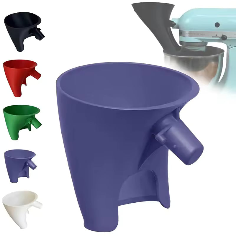 Stand Mixer Pouring Funnel Set | Fits KitchenAid KSM150 1.9L Tilt-Head Mixer | Spill-Free, Easy-Clean Baking Accessory
