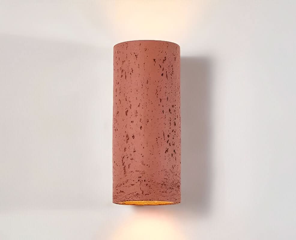 StoneBeam | LED Cylinder Wall Light Set – Up-and-Down Design