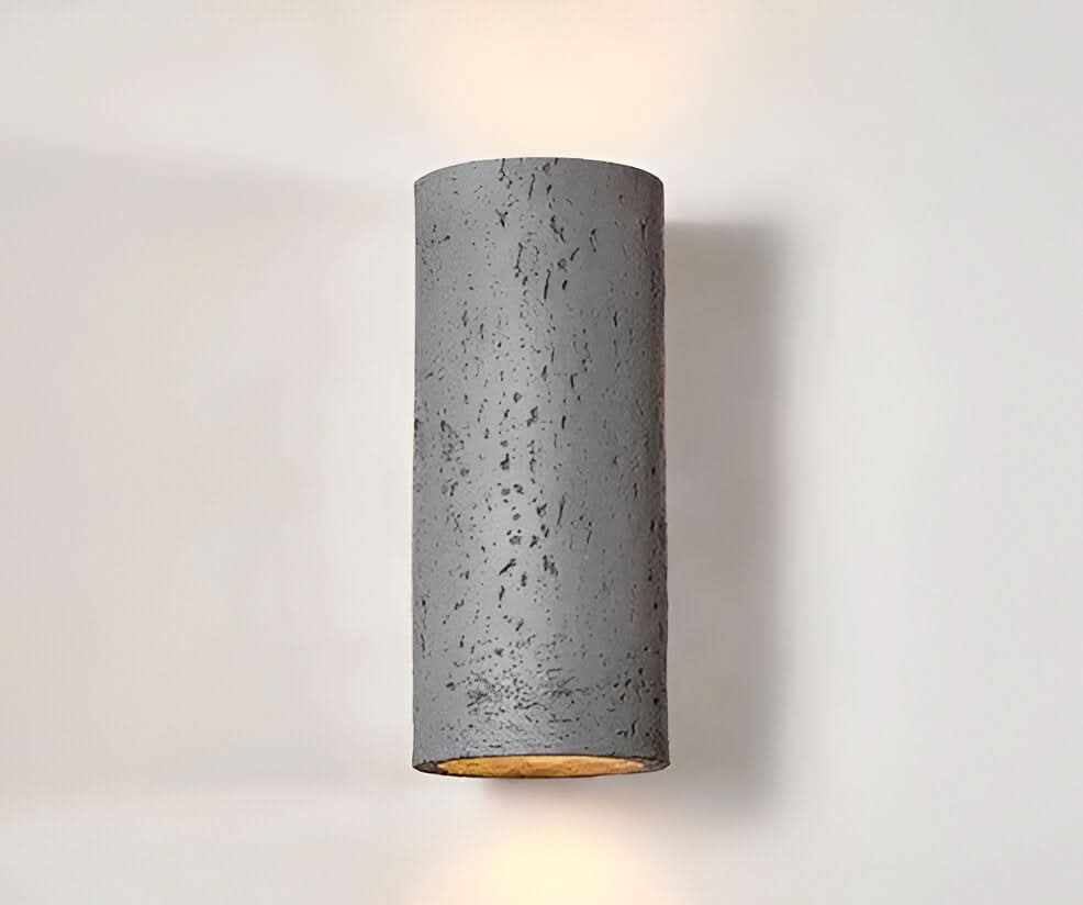 StoneBeam | LED Cylinder Wall Light Set – Up-and-Down Design