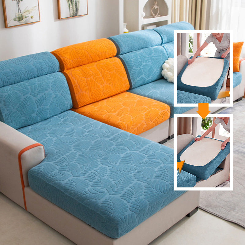 Stretch Sofa Cover Polyester | Elastic Fit, Pet & Stain Protection | Fits Single, Double or Triple Seat Sofas Snugly