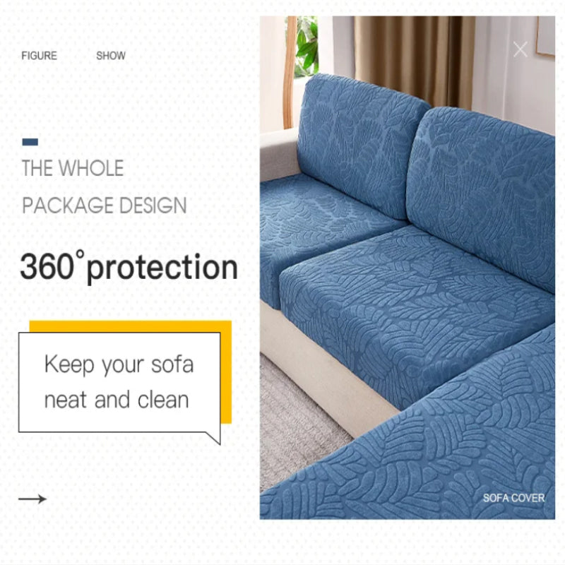 Stretch Sofa Cover Polyester | Elastic Fit, Pet & Stain Protection | Fits Single, Double or Triple Seat Sofas Snugly