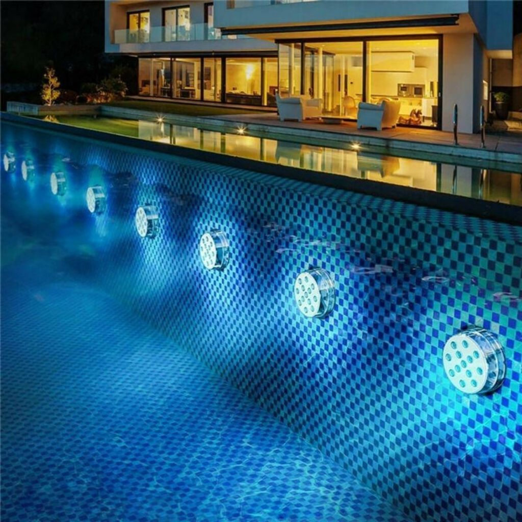 Submersible Pool Light – 16 Color LED with Remote Control Features