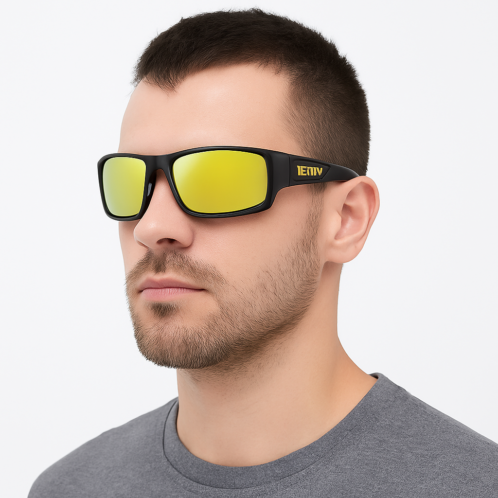 TacticalGear | Polarized Military Sunglasses with UV400 Protection - Lightweight Polycarbonate Frame