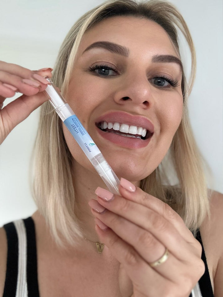 Teeth Whitening Pen | Enamel-Safe Formula with Protein | Removes Stubborn Stains for a Brighter, Confident Smile