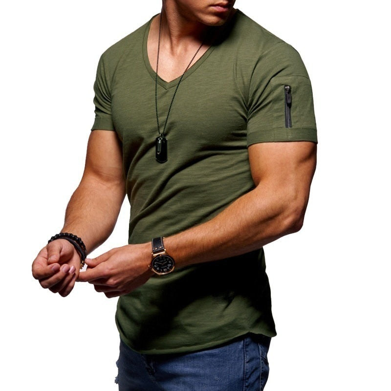 Thomas | Men's T-Shirt – V-Neck Design With Breathable Fabric