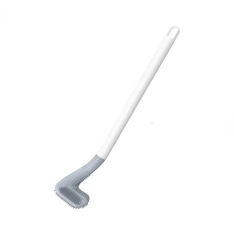 Toilet Brush | Curved Head for Deep Rim & Corner Cleaning