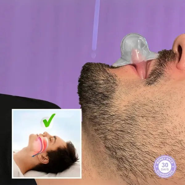 Tongue Stabilising Device for Snoring | Soft, Flexible Fit, Fits Most Adults | Keeps Airway Open for Quieter, Restful Sleep