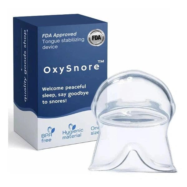 Tongue Stabilising Device for Snoring | Soft, Flexible Fit, Fits Most Adults | Keeps Airway Open for Quieter, Restful Sleep