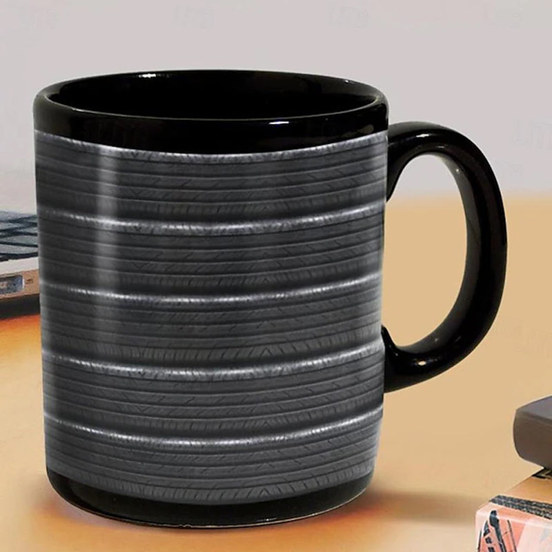 Toolbox Print Ceramic Mug | Double-Sided 3D Design, C-Shaped Handle | Dishwasher & Microwave Safe, Novelty Kitchen Gift