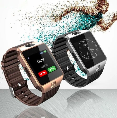 Touchscreen Smart Watch | Square Screen, Camera On Bezel