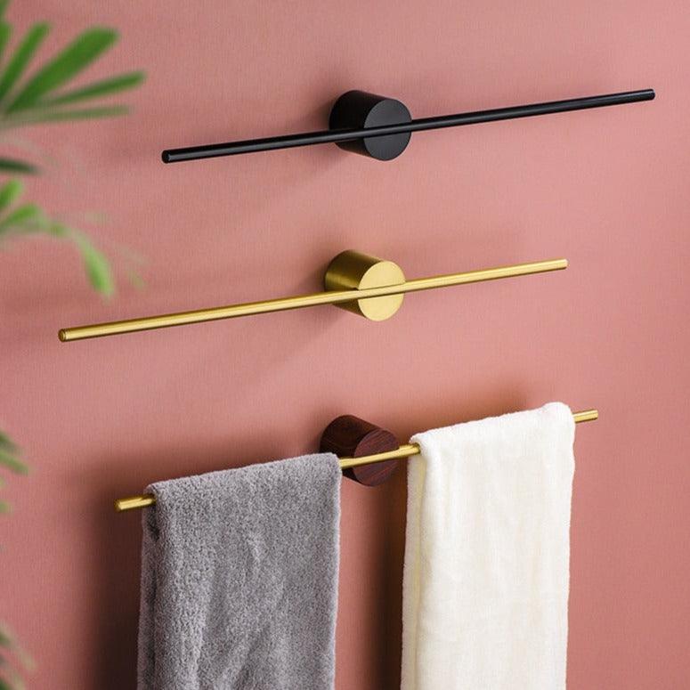 Towel Rack | Single Bar Design With One Central Mount