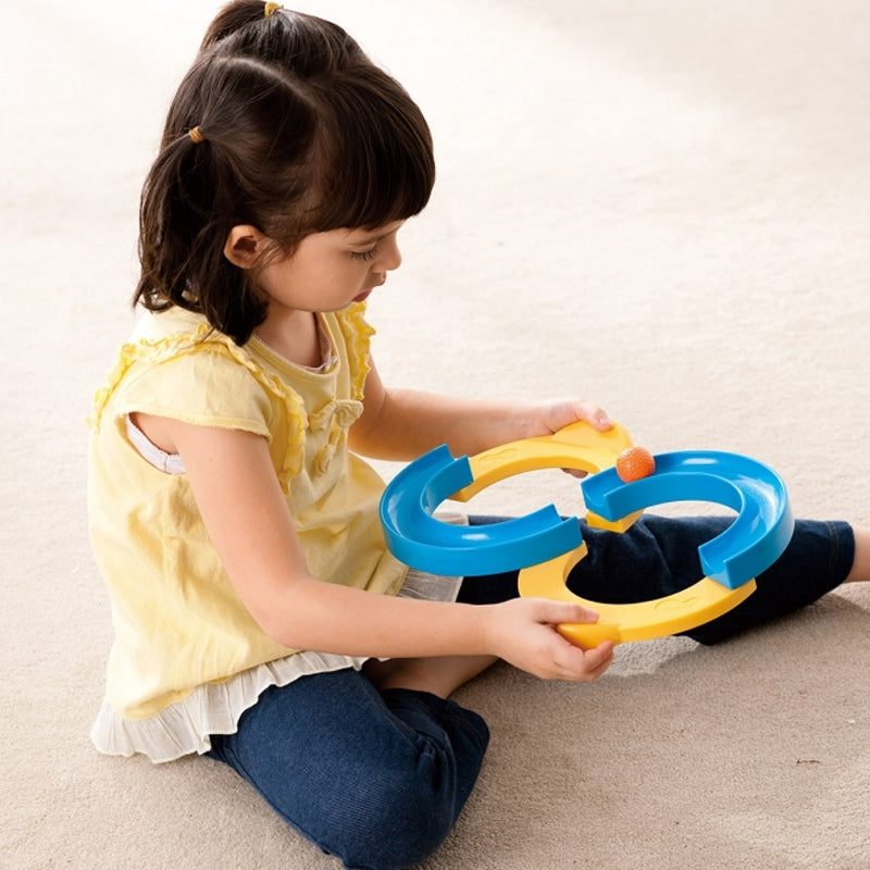 Track Ball Coordination Toy for Kids and Adults | S-Shaped Lane, 3 Balls | ABS Hand-Eye Coordination Training Toy