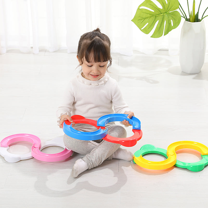 Track Ball Coordination Toy for Kids and Adults | S-Shaped Lane, 3 Balls | ABS Hand-Eye Coordination Training Toy