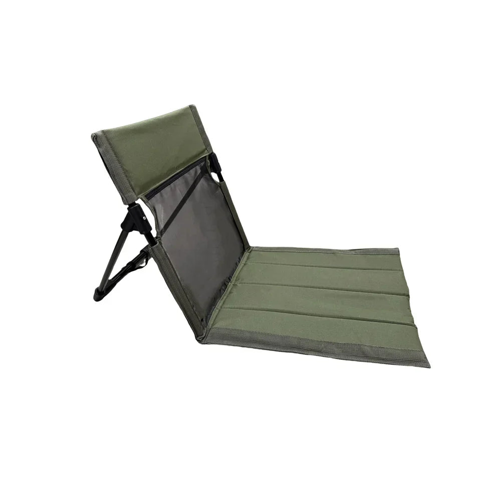 TrailRest | Portable Folding Floor Chair with Adjustable Backrest - Lightweight for Outdoor Use