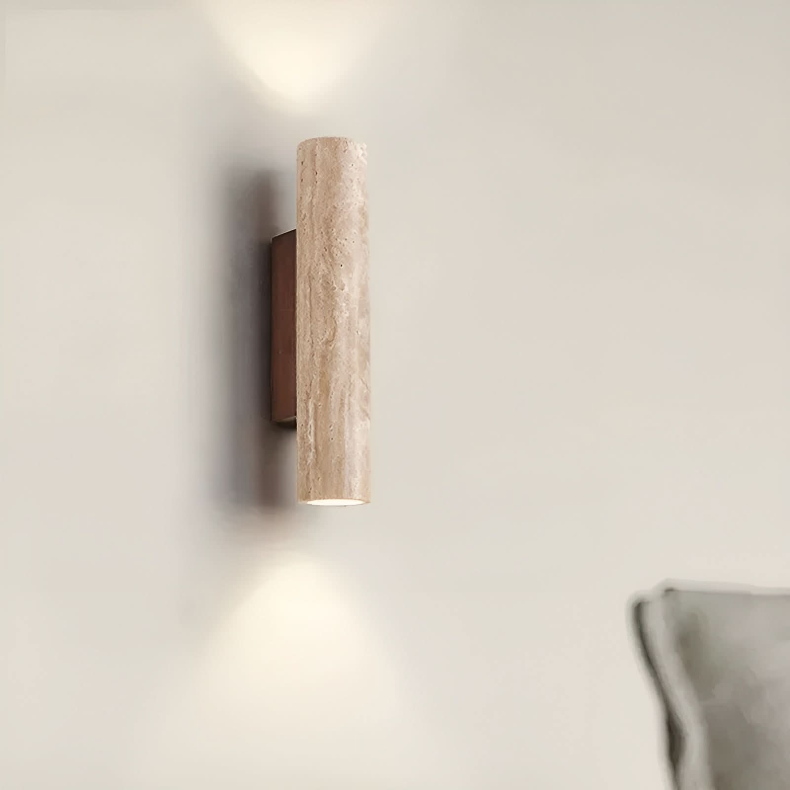 Travertine | LED Wall Light - Natural Stone Design for Modern Interiors