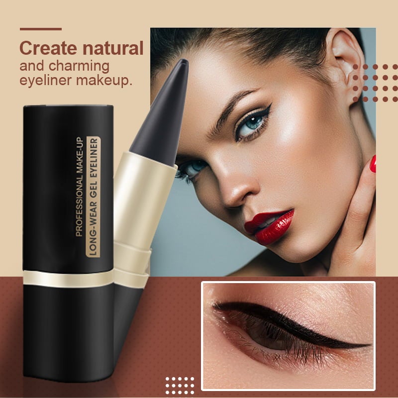 Twist-Up Eyeliner Pen | Waterproof & Long-Lasting Formula | Easy Precision Application for Big-Eye Cat-Eye Makeup Looks