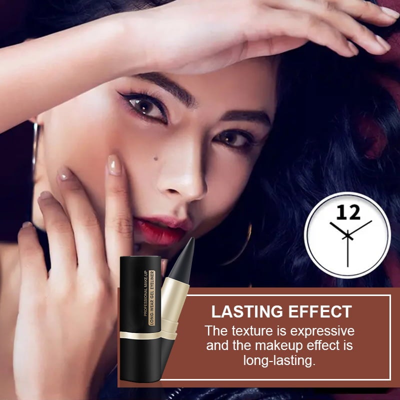 Twist-Up Eyeliner Pen | Waterproof & Long-Lasting Formula | Easy Precision Application for Big-Eye Cat-Eye Makeup Looks