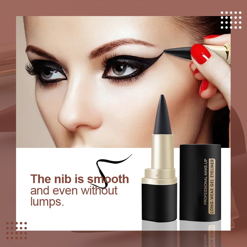 Twist-Up Eyeliner Pen | Waterproof & Long-Lasting Formula | Easy Precision Application for Big-Eye Cat-Eye Makeup Looks