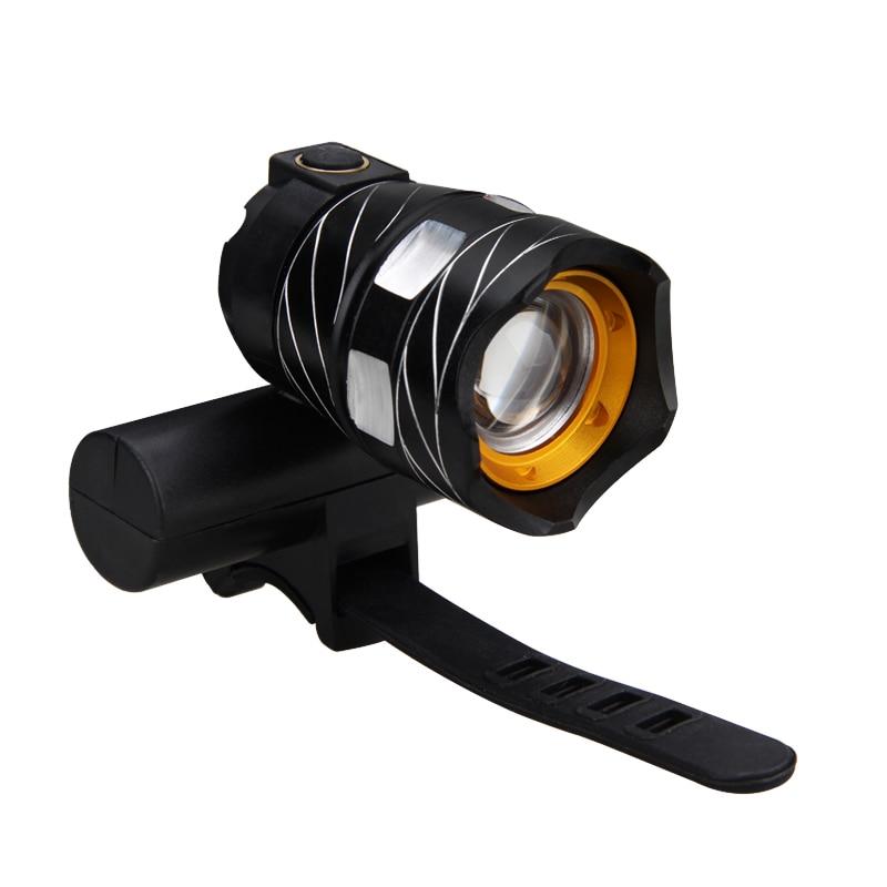 USB Rechargeable Bike LED Light | 5 LED 50 lm, 4 Light Modes, 240° Angle | IPX6 Waterproof, Gel Strap, 8hr Runtime