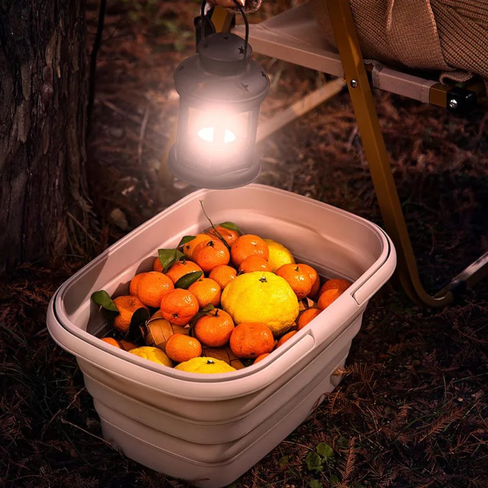 Ultra Flex | Storage Basket – Collapsible Plastic Design for Camping
