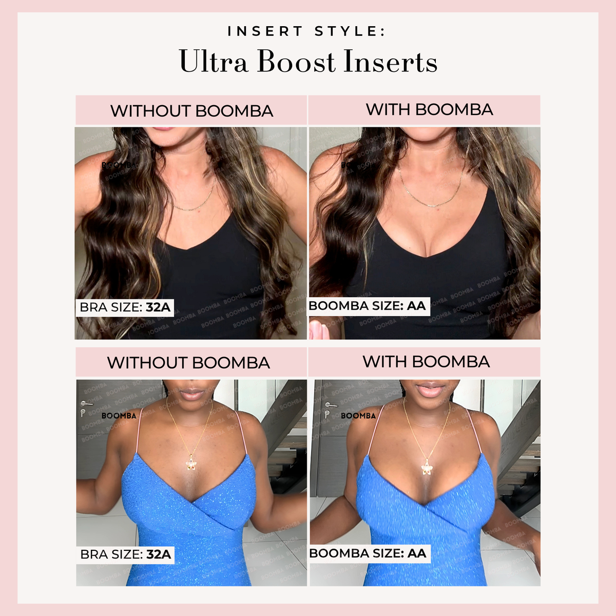 Women's Breast Enhancer Inserts | Instant Cup Boost & No-Sew Wear 28