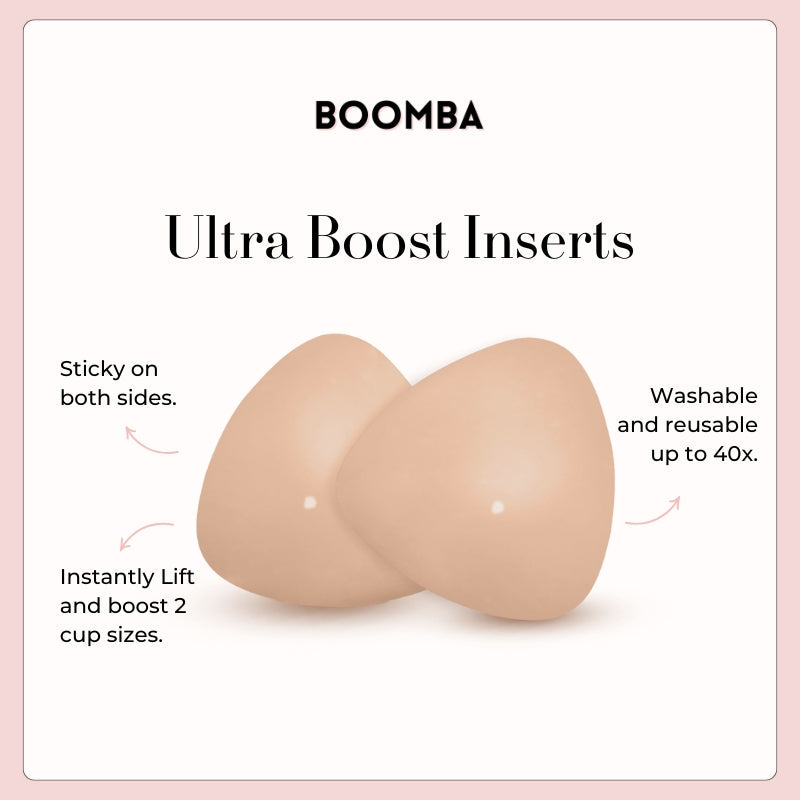Women's Breast Enhancer Inserts | Instant Cup Boost & No-Sew Wear 25