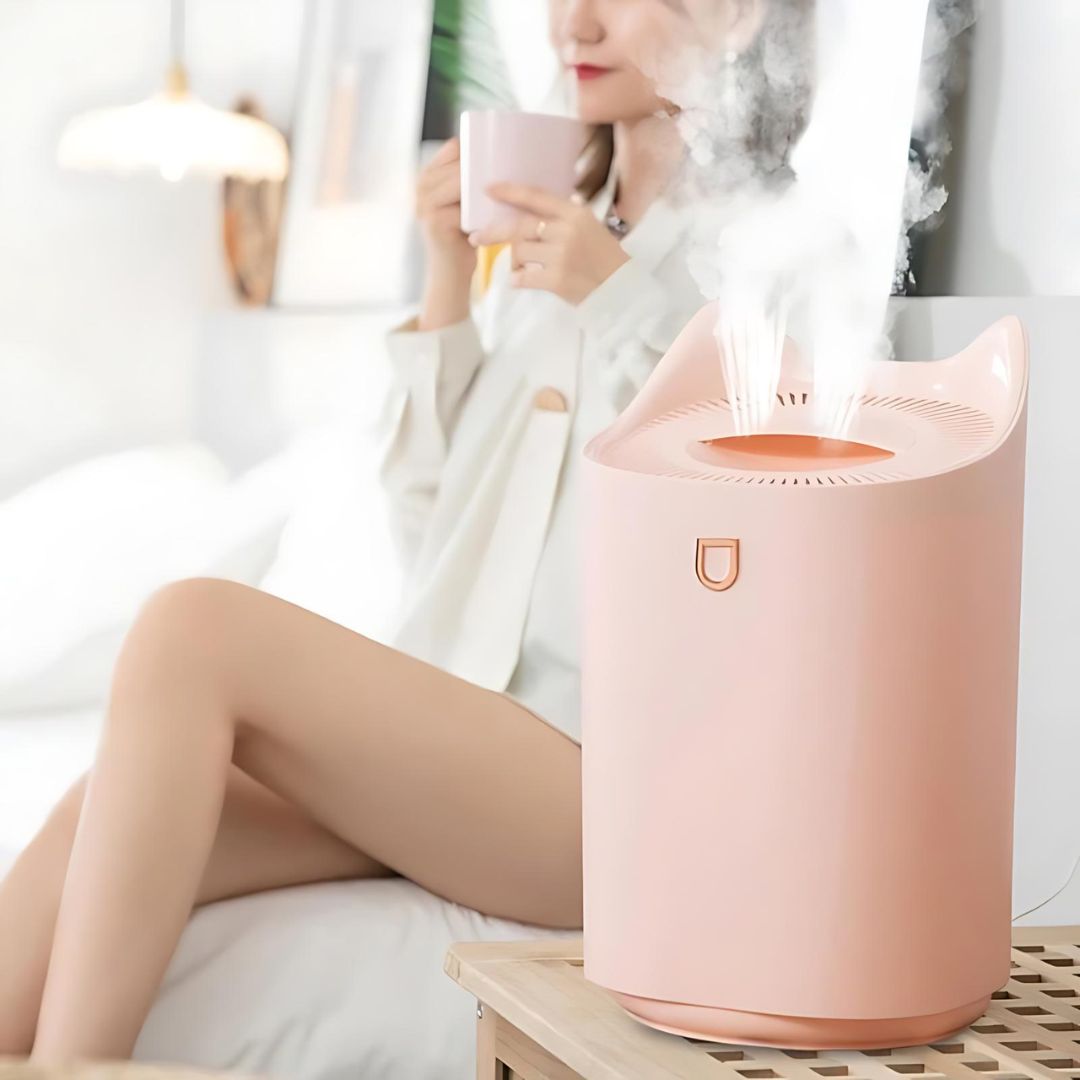 Ultrasonic Humidifier 3000ml Tank | 3 Mist Modes, Whisper-Quiet Operation | Up to 24 Hours Continuous Mist Output