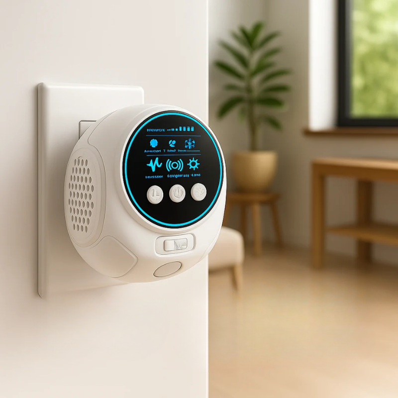 Ultrasonic Pest Repeller | 4-Speaker High-Frequency Plug-In Device