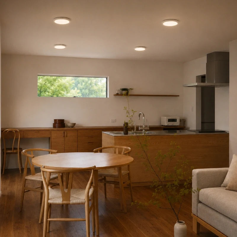 Motion Sensor Ceiling Light | Wireless Magnetic Install | Rechargeable 8000mAh Battery Up to 6 Months Sensor Mode 3
