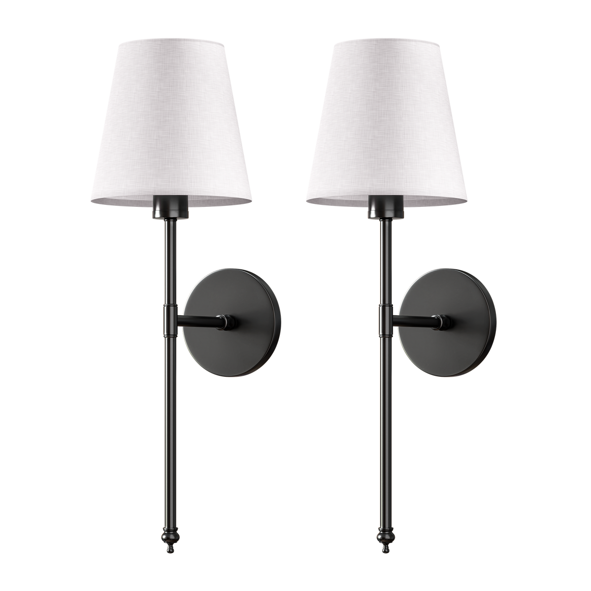Wireless Wall Sconces Set of 2 | Remote Control with Colour Changing | Rechargeable, No Wiring, 3M Tape Mount Included 2