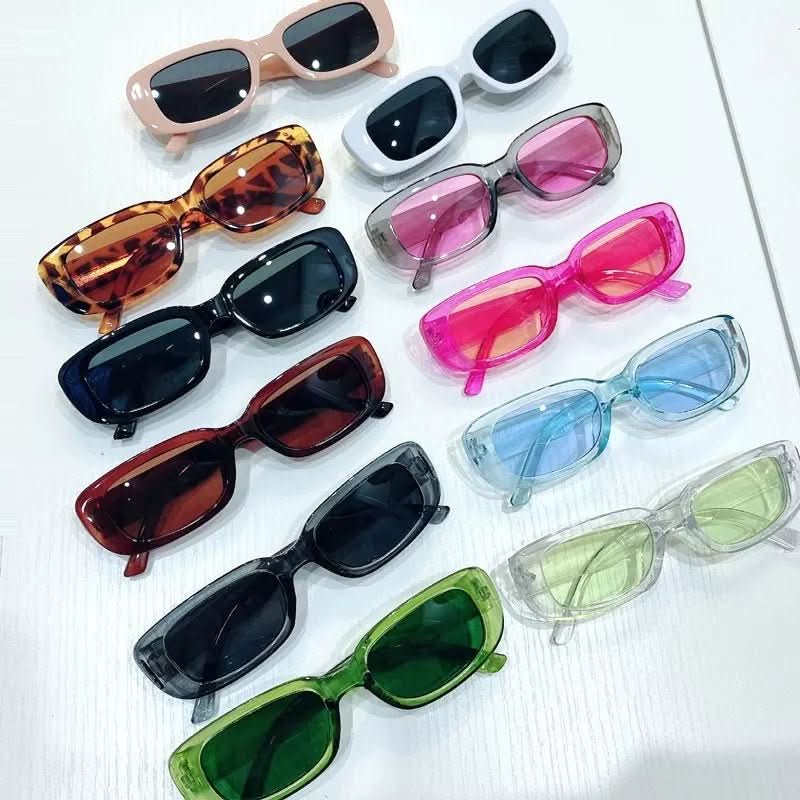VintageShade | Rectangular Sunglasses With UV400 Protection - Lightweight Frame