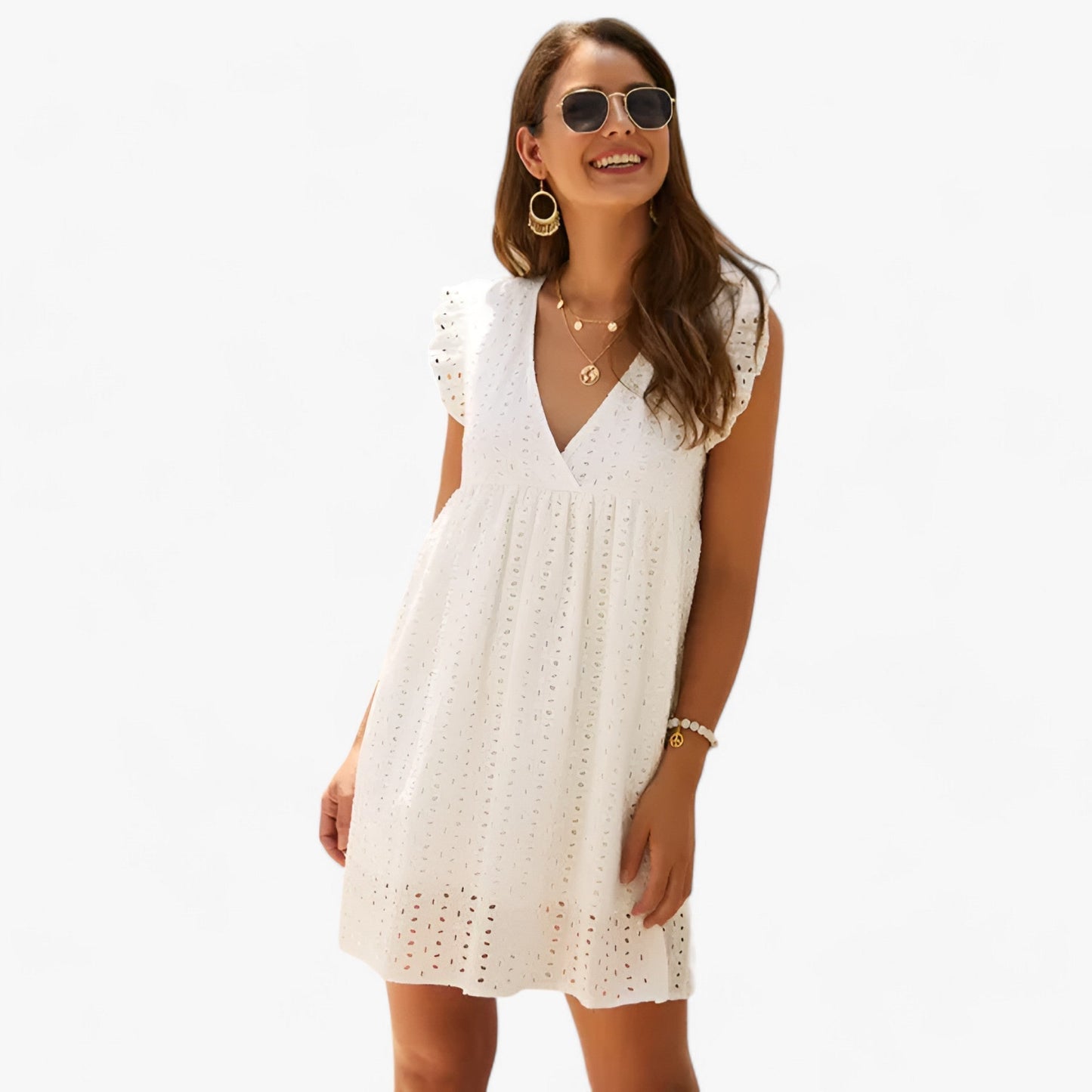 Vyssion | Women's Summer Maxi Dress – Lightweight Breathable Fabric 7