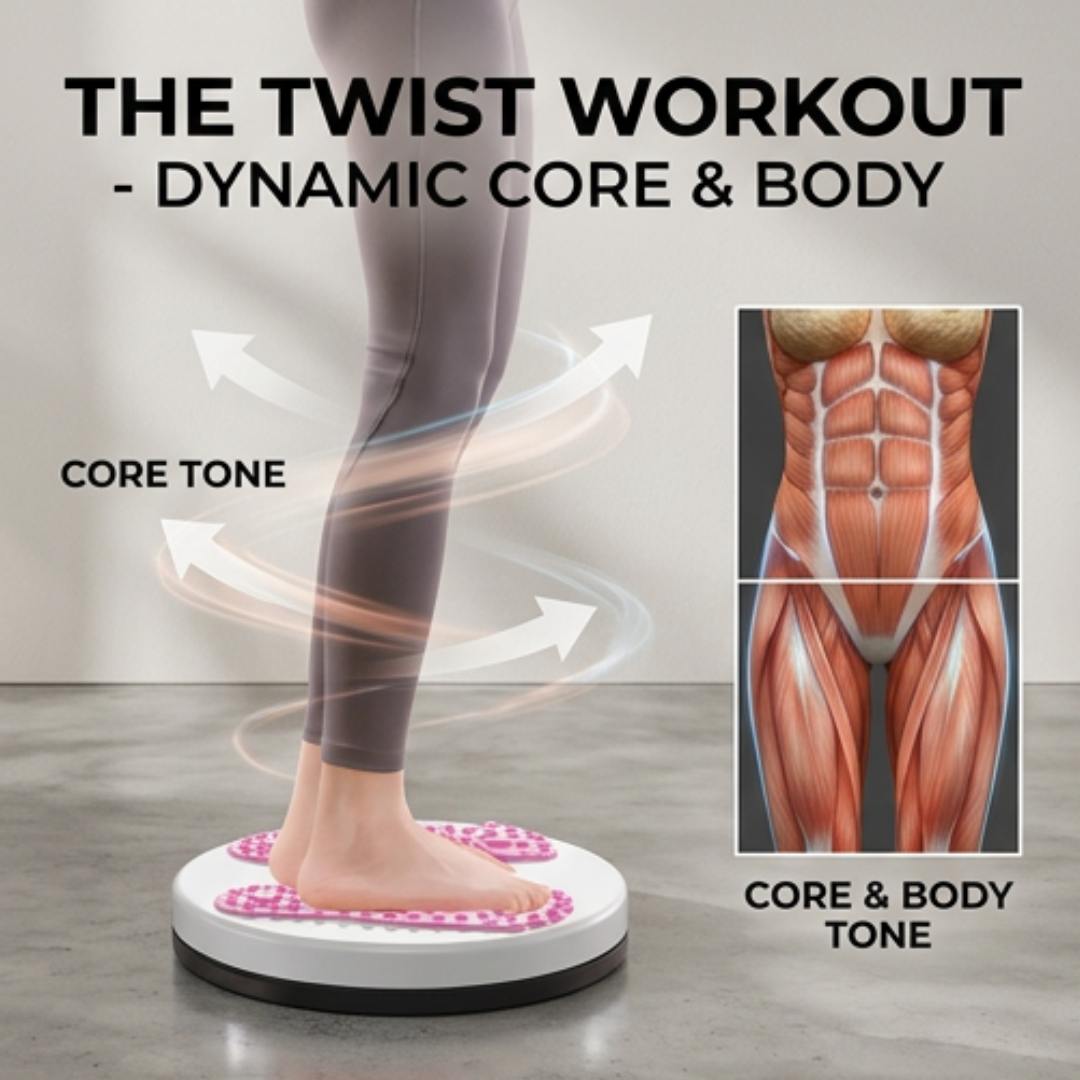 Waist-Turning Bowl | TwistOne Foot Massage & Core Trainer