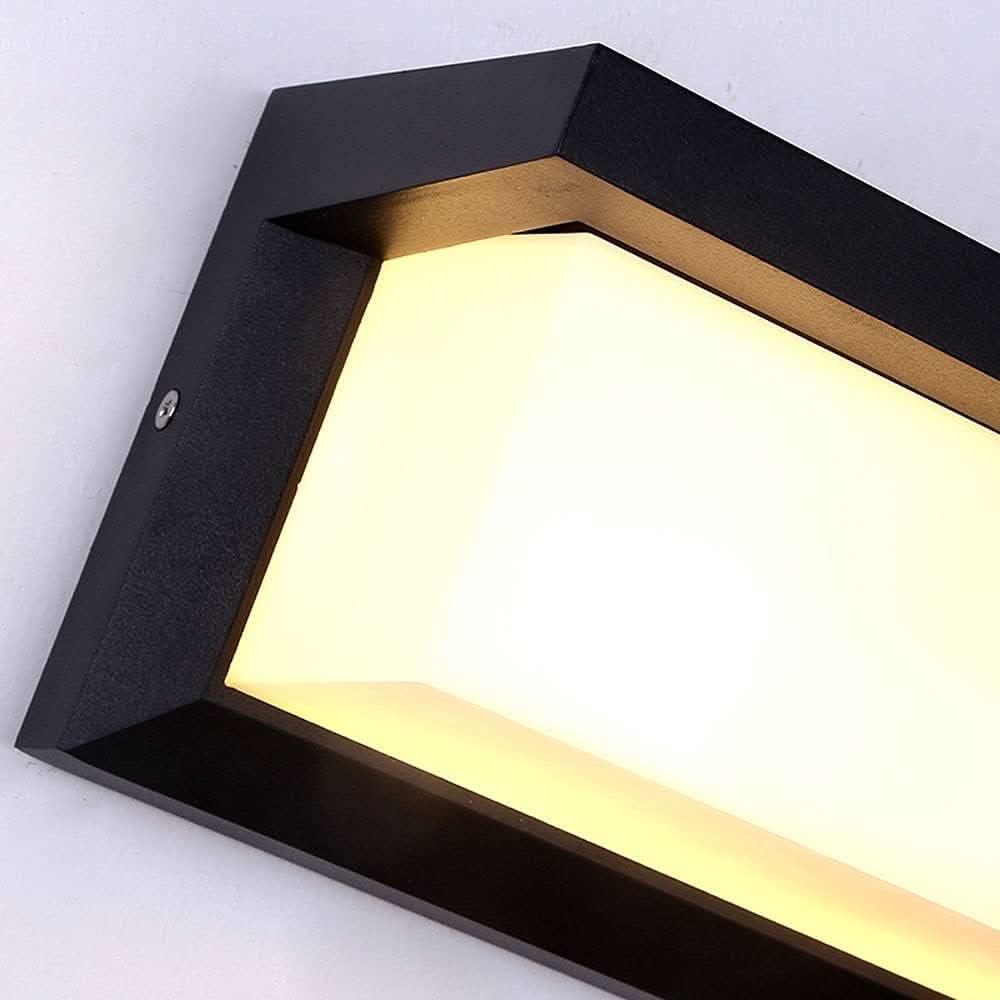 Motion Sensor Wall Light Outdoor Weatherproof Aluminium PC with 18 W LED 15