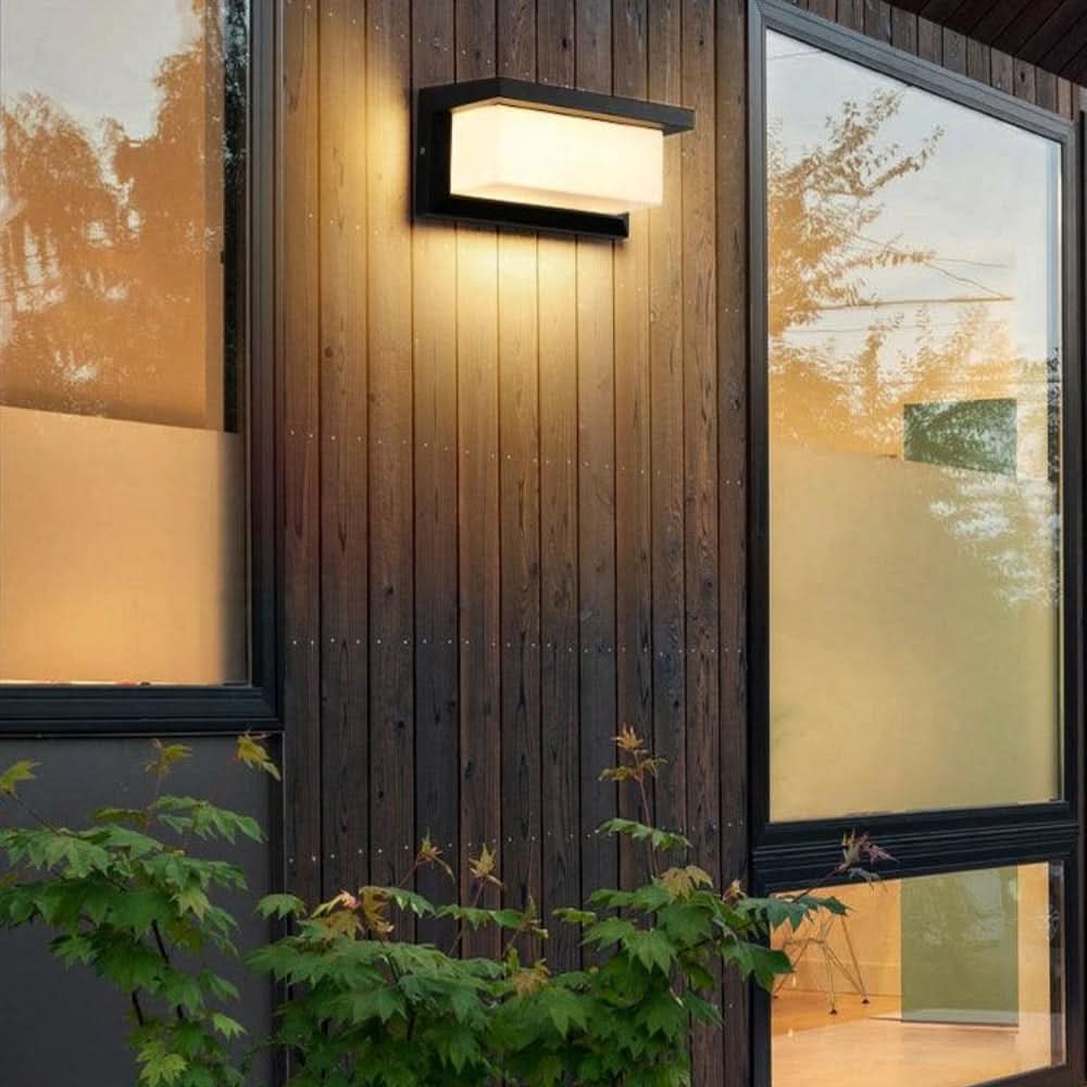 Motion Sensor Wall Light Outdoor Weatherproof Aluminium PC with 18 W LED 9