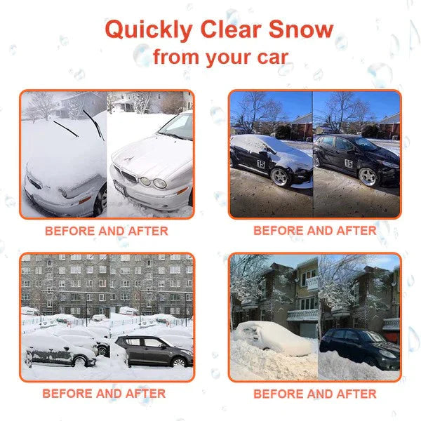 Windscreen De-Icer Device | Defrosts Ice & Snow in 20 Minutes | Solar & USB Rechargeable, Works to -4°F, No Scraping Needed
