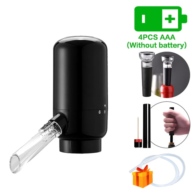 Wine Aerator and Dispenser | Bottle-Top Fit, Clear Spout