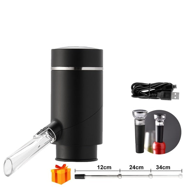 Wine Aerator and Dispenser | Bottle-Top Fit, Clear Spout