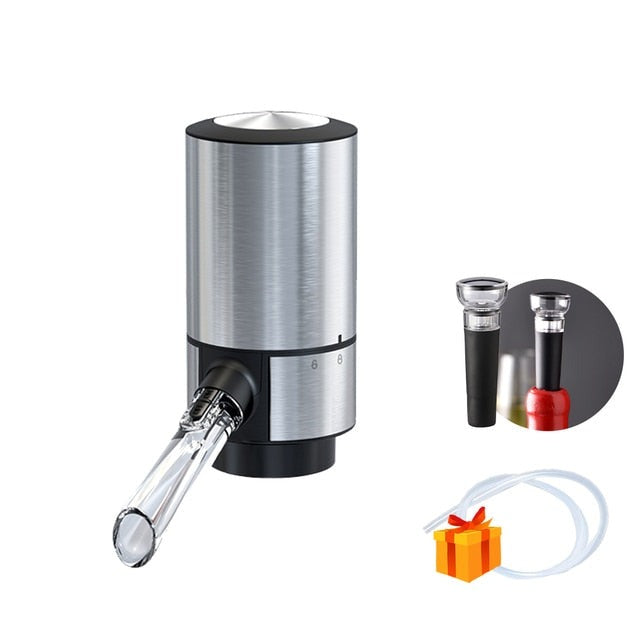 Wine Aerator and Dispenser | Bottle-Top Fit, Clear Spout