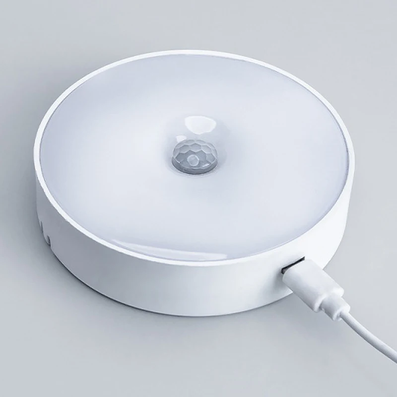 Wireless LED Motion Sensor Light – USB Rechargeable & Magnetic for Wardrobe, Stairs & Hallway